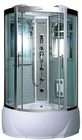 Гидробокс SANTEH SAN G098 серый кирпич стекло прозрачное  90х90
