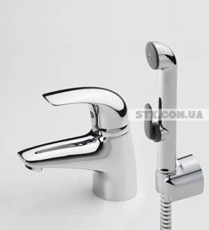 Смеситель для умывальника с гигиеническим душем Vienda 1712